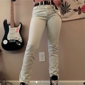501 white washed Levis